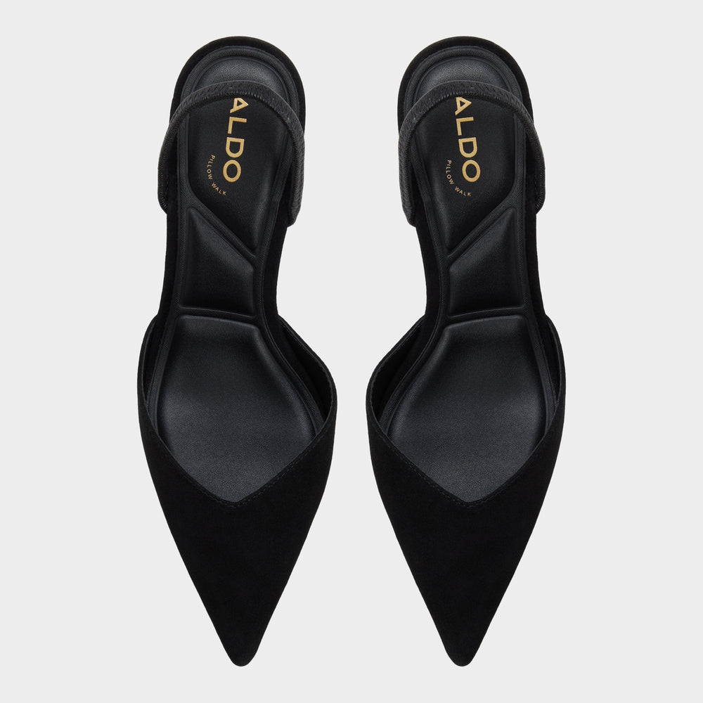Aldo Re in Jessica Black - Sling back high heel, Stiletto heel New
