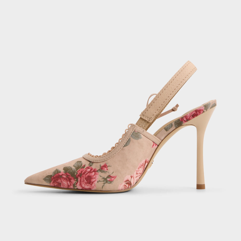 Aldo Hennie in Beige Combo 14190601 - Sling back high heel, Stiletto heel New