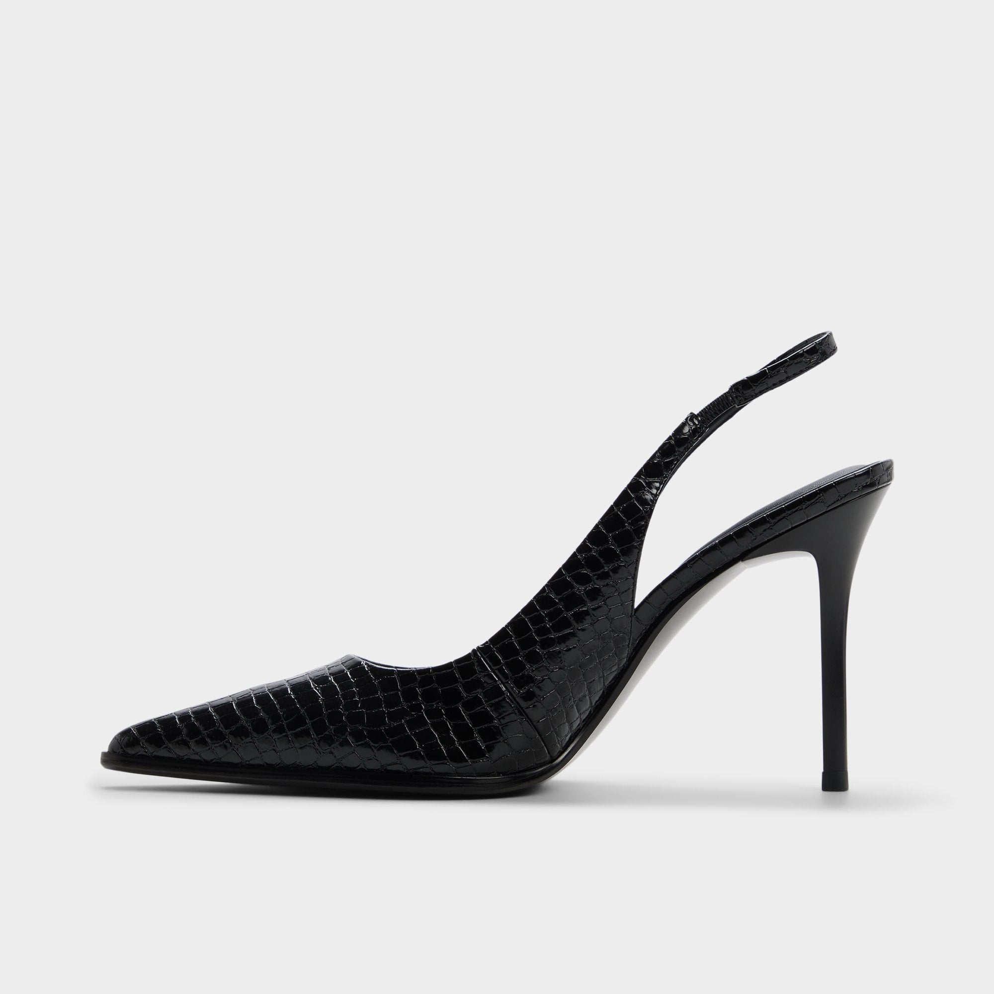 Aldo Re in Samantha Other Black - Sling back high heel, Stiletto heel New