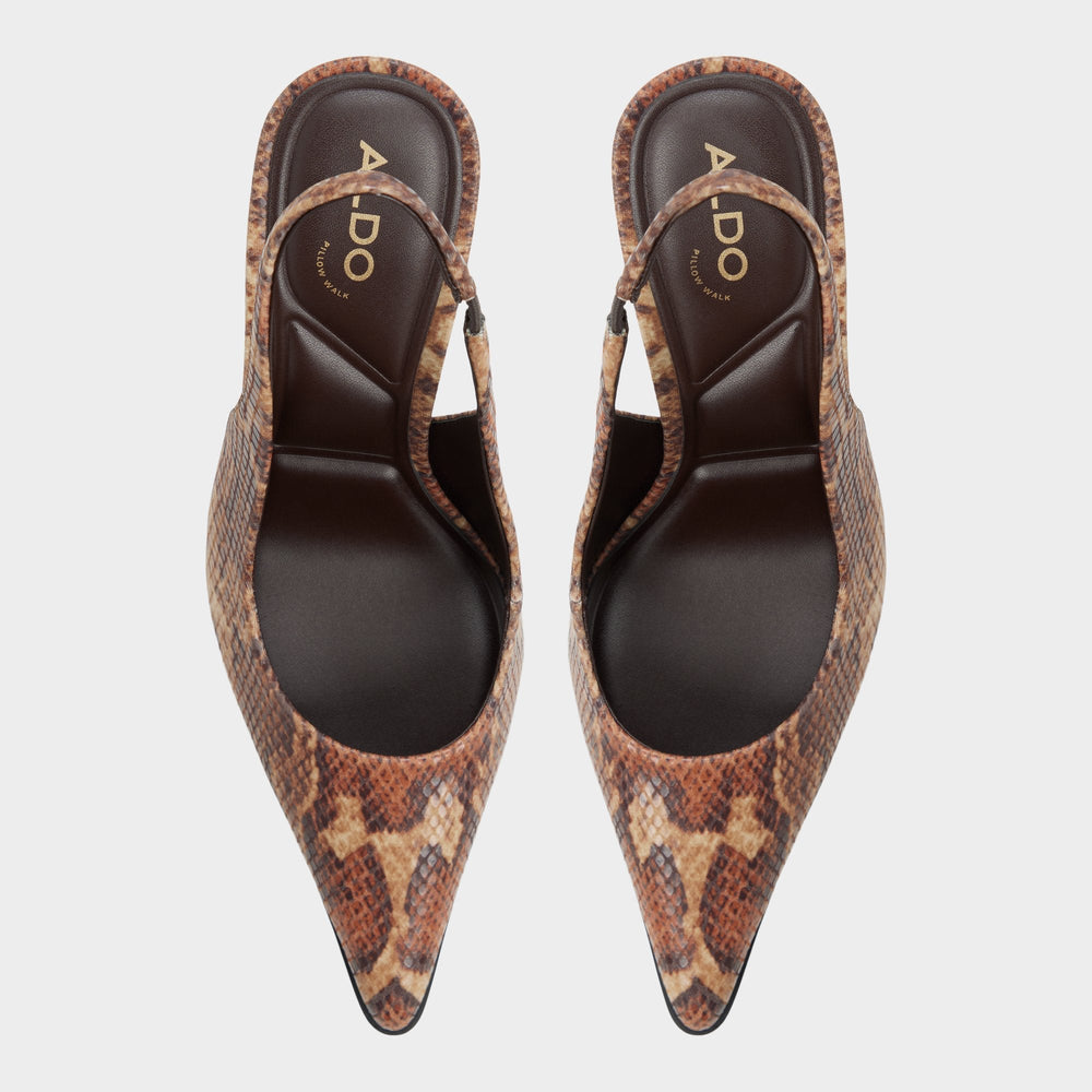 Aldo Re in Samantha Brown Multi - Sling back high heel, Stiletto heel New