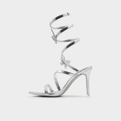 Aldo Ocia in Silver - Stiletto strappy sandal Women