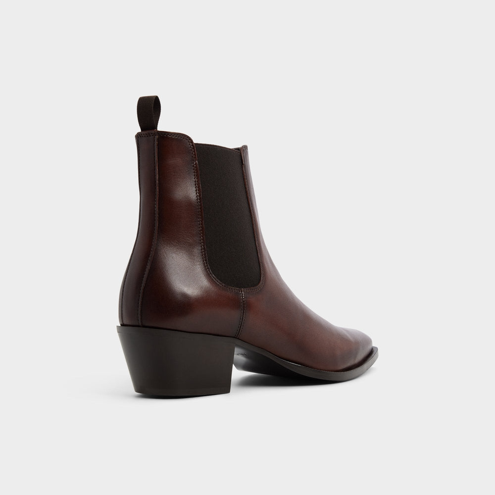Aldo Jako in Brown - Chelsea boot, Block heel Men