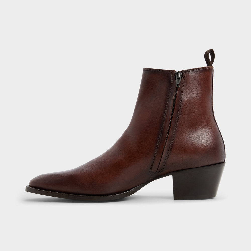 Aldo Jako in Brown - Chelsea boot, Block heel Men