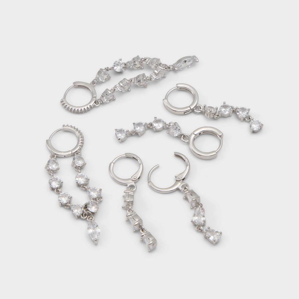 Aldo Colettee in Silver Clear Multi - Earring set Women|Accessories|New