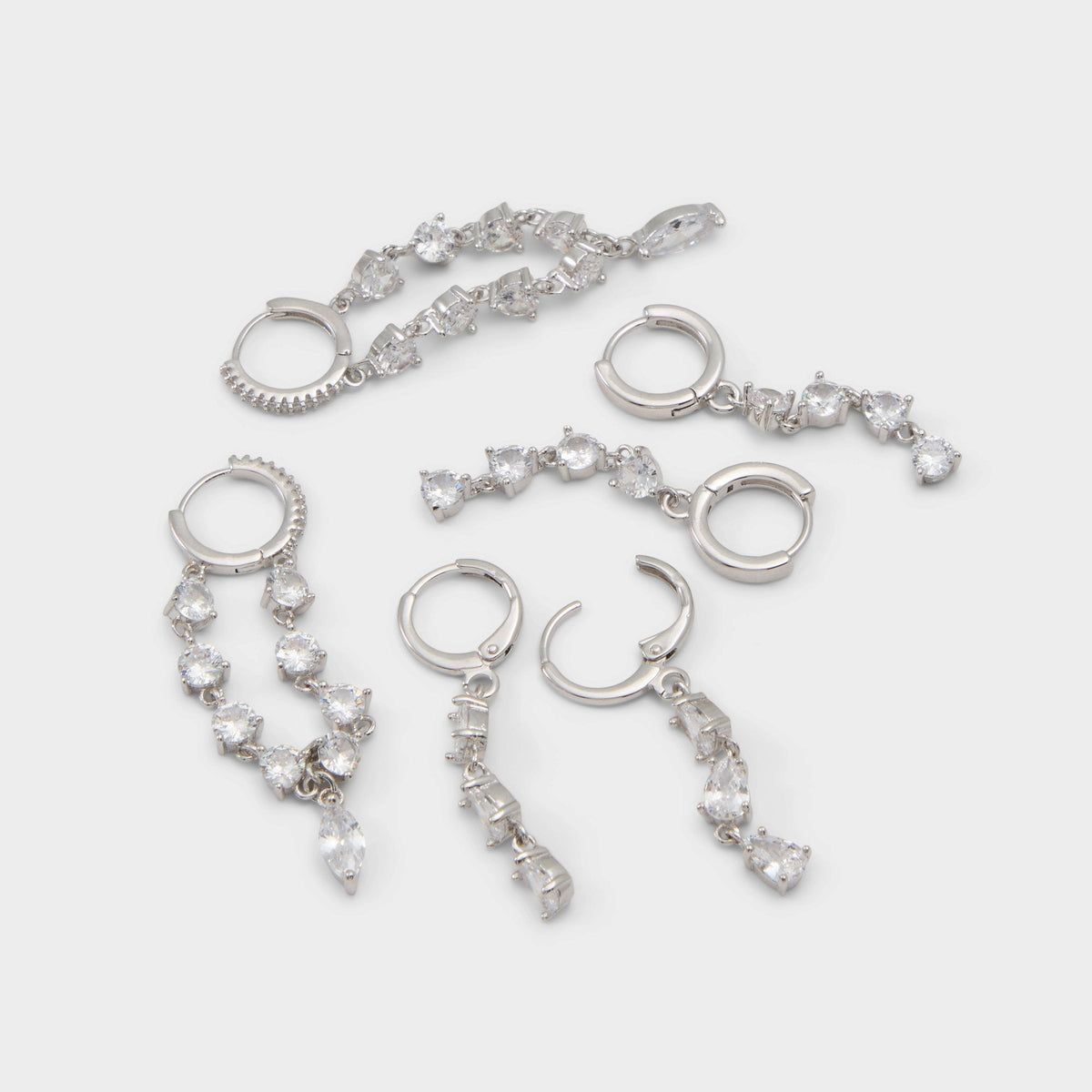 Aldo Colettee in Silver Clear Multi - Earring set Women|Accessories|New