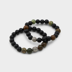 Aldo Bompietra Dark Green Men's Jewelry - Bracelet Men