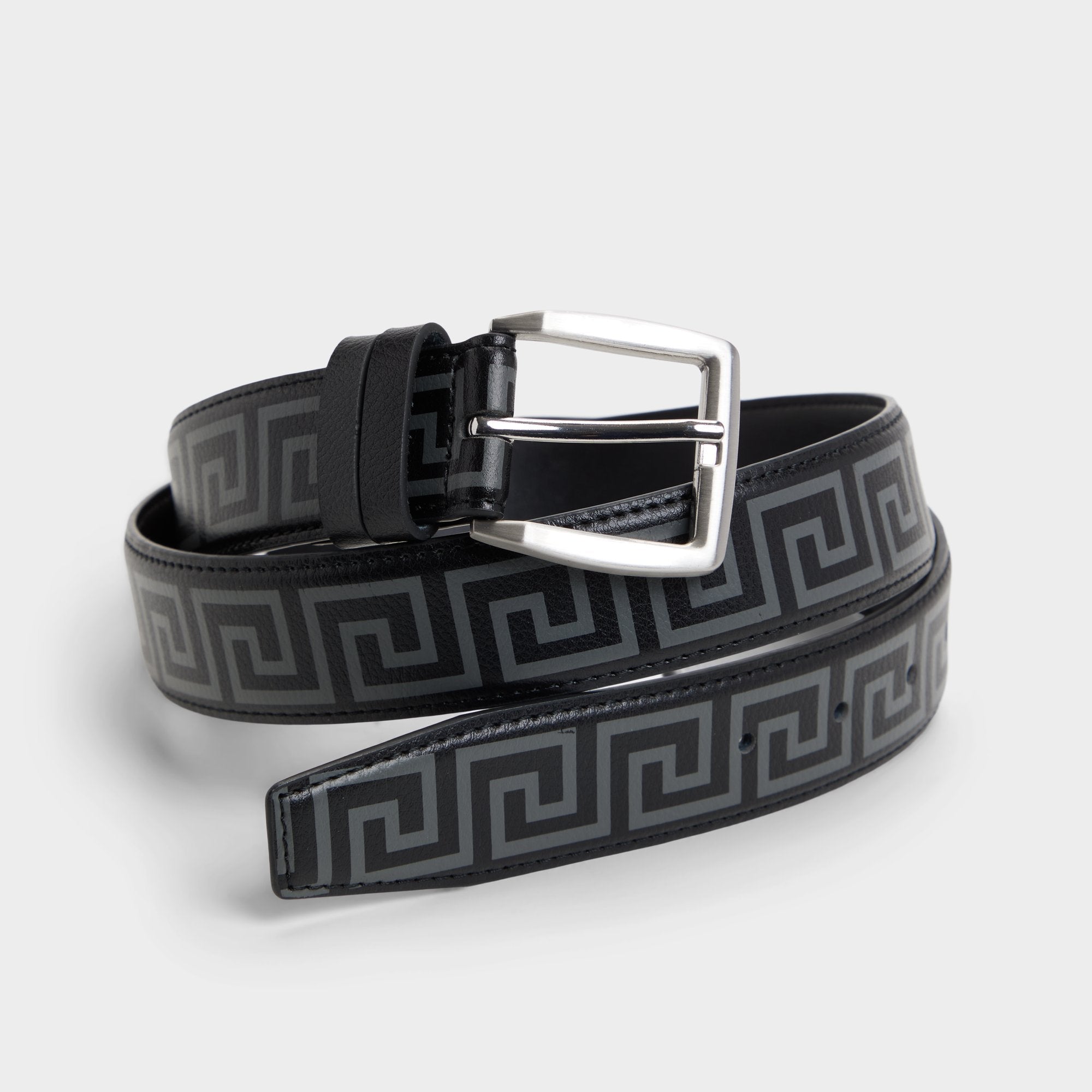 Aldo Wawen in Black Silver Multi - Belt Men