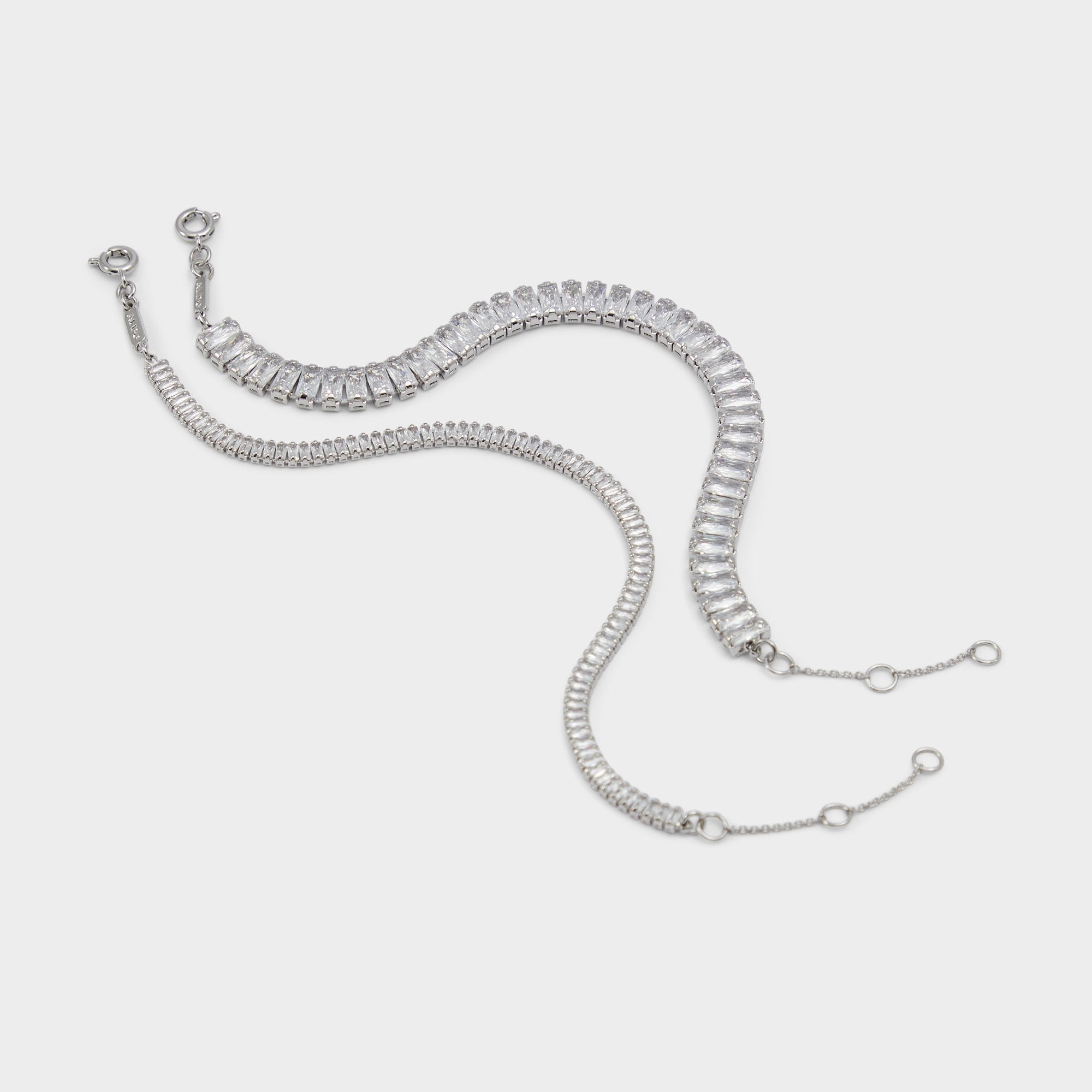 Aldo Lagodi Silver/Clear Multi Women's Cubic Zirconia - Bracelet Accessories