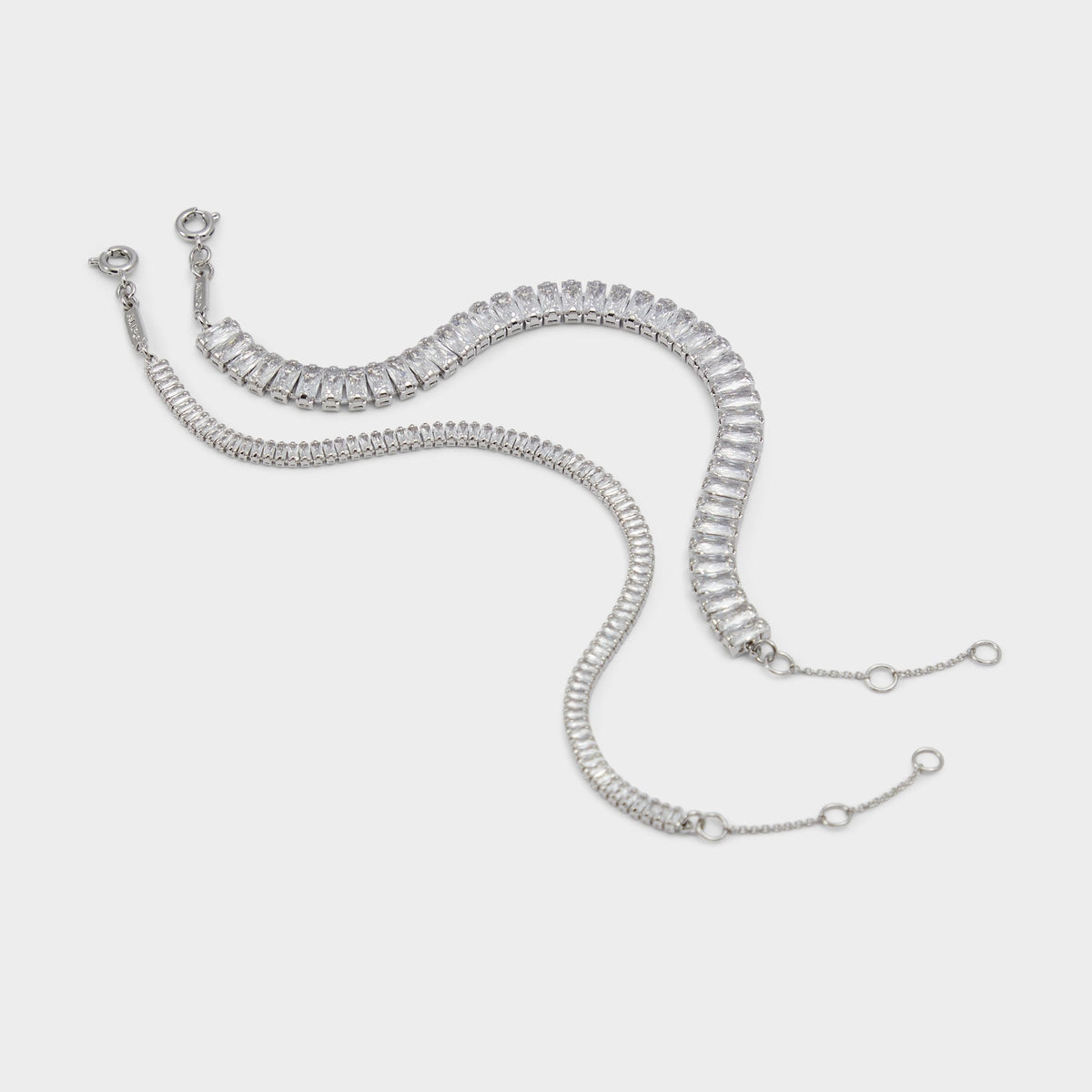 Aldo Lagodi Silver/Clear Multi Women's Cubic Zirconia - Bracelet Accessories